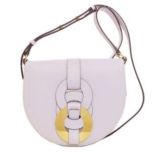 CHLOE Purple Leather Shoulder Bag